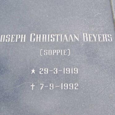 BARNARD Joseph Christiaan Beyers 1919-1992