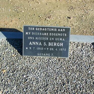 BERGH Anna S. 1912-1975