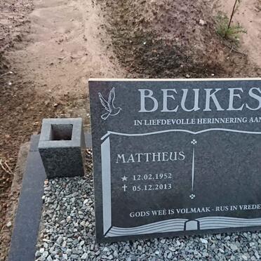 BEUKES Mattheus 1952-2013