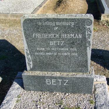 BETZ Frederick Herman 1908-1956