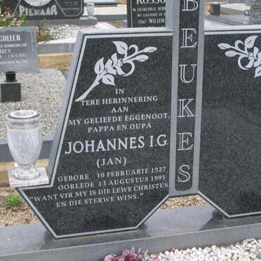 BEUKES Johannes I.G. 1927-1995