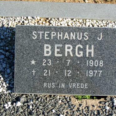 BERGH Stephanus J. 1908-1977