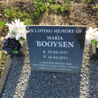 BOOYSEN Maria 1927-2015