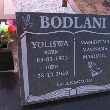 BODLANI Yoliswa 1973-2020