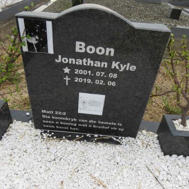 BOON Jonathan Kyle 2001-2019