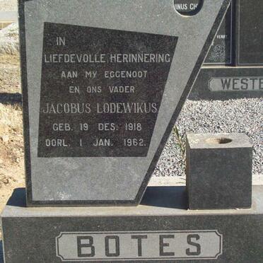 BOTES Jacobus Lodewikus 1918-1962