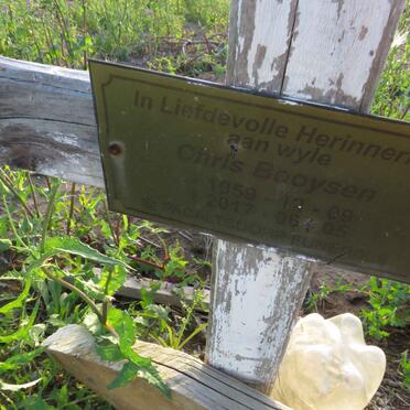 BOOYSEN Chris 1959-2017