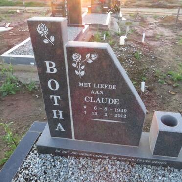 BOTHA Claude 1949-2012