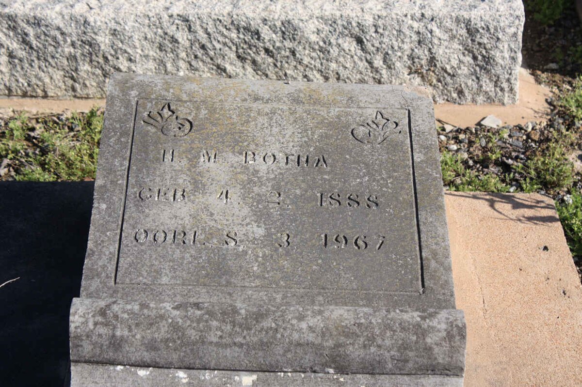 BOTHA H.M. 1888-1967