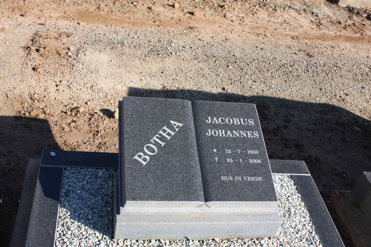 BOTHA Jacobus Johannes 1950-2006