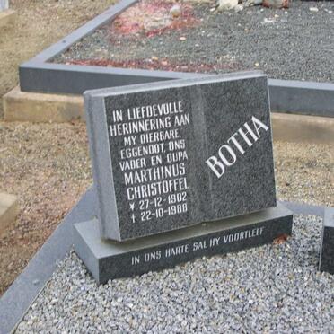 BOTHA Marthinus Christoffel 1902-1988
