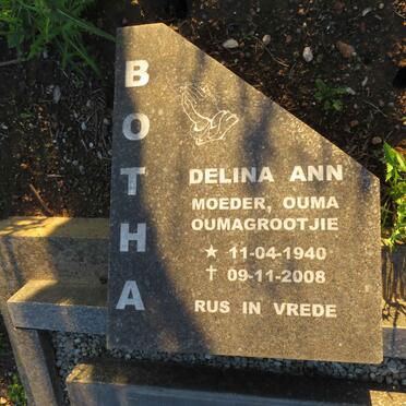 BOTHA Delina Ann 1940-2008