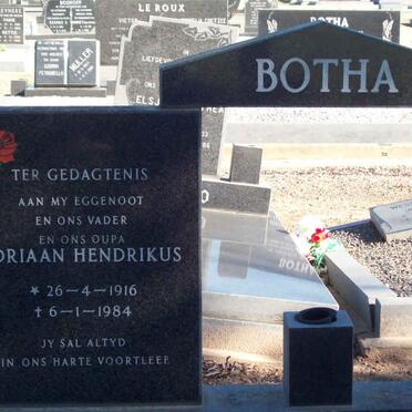 BOTHA Adriaan Hendrikus 1916-1984
