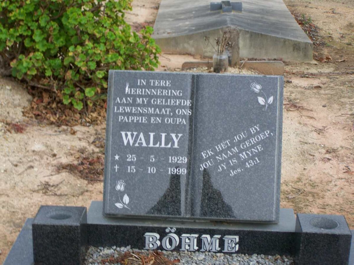 BOHME Wally 1929-1999