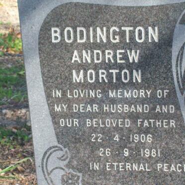 BODINGTON Andrew Morton 1906-1981