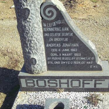 BOSHOFF Andreas Jonathan 1963-1965