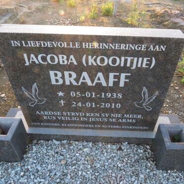 BRAAFF Jacoba 1938-2010