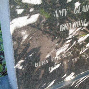 BRYDONE Amy Gladys nee DELBRIDGE 1890-1971