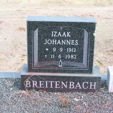 BREITENBACH Izaak Johannes 1912-1982