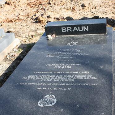 BRAUN Kenneth Joseph 1926-2005
