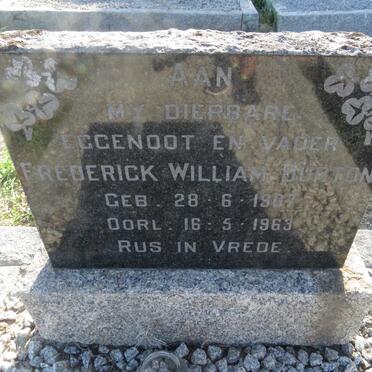 BURTON Frederick William 1907-1963