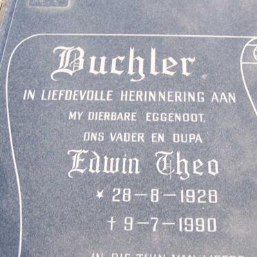 BUCHLER Edwin Theo 1928-1990