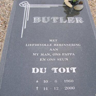 BUTLER Du Toit 1960-2000