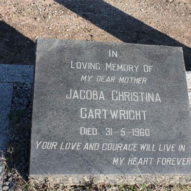 CARTWRIGHT Jacoba Christina -1960