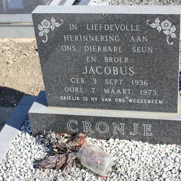 CRONJE Jacobus 1936-1973