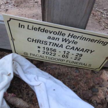 CANARY Christina 1956-2022