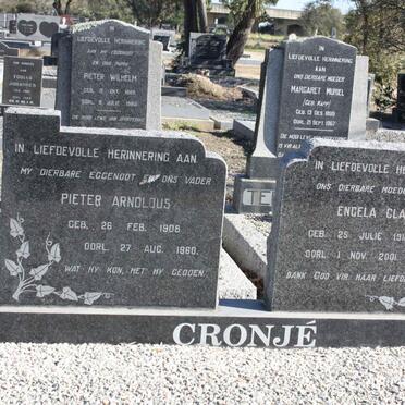 CRONJE Pieter Arnoldus 1908-1960 &amp; Engela Claudia 1912-2001