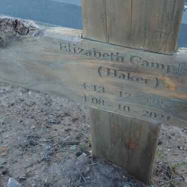 CAMPHER Elizabeth nee HAKER 1951-2021