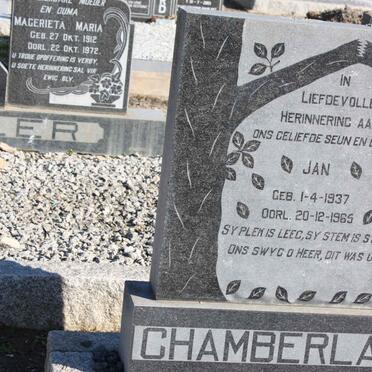 CHAMBERLAIN Jan 1937-1965