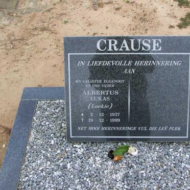 CRAUSE Albertus Lukas 1937-1999