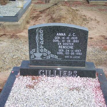 CILLIERS Anna J.C. 1935-1990 :: CILLIERS Rensche 1957-1992