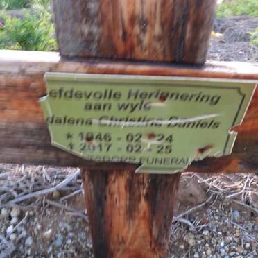 DANIELS ?dalena Christina 1946-2017