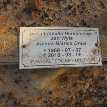 DRAAI Alvinia Bianca 1989-2018