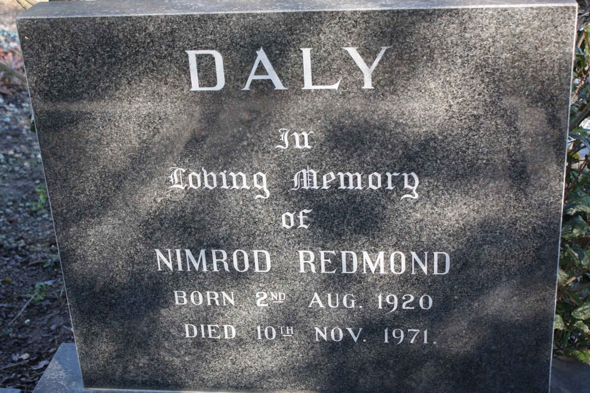 DALY Nimrod Redmond 1920-1971