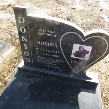 DONSON Rosina 1949-2009