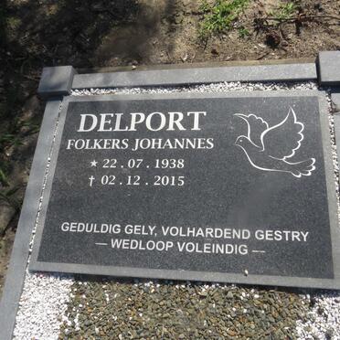DELPORT Folkers Johannes 1938-2015