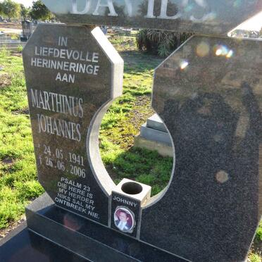 DAVIDS Marthinus Johannes 1941-2006
