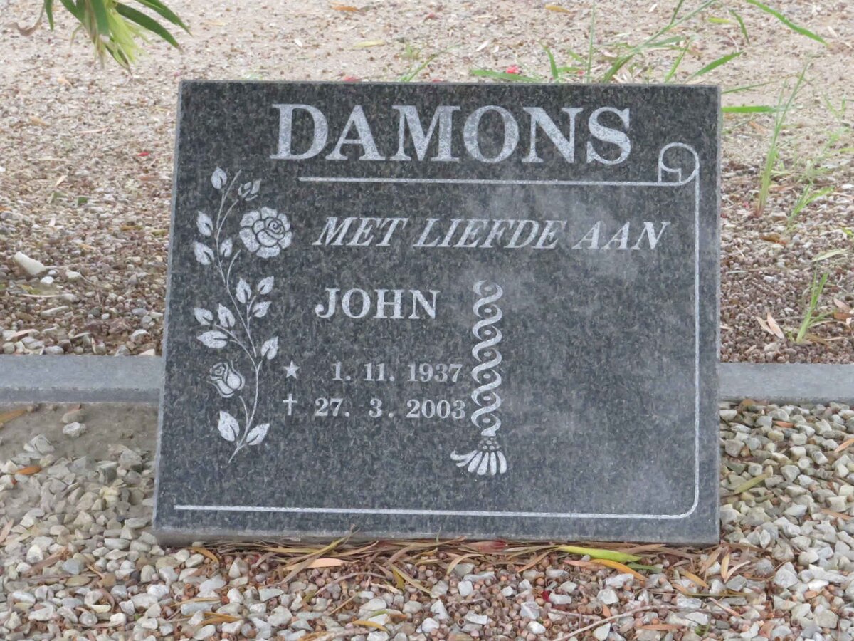 DAMONS John 1937-2003