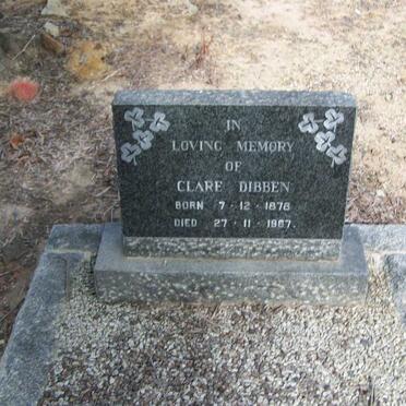 DIBBEN Clare 1878-1967