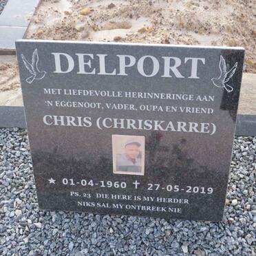 DELPORT Chris 1960-2019