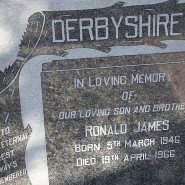 DERBYSHIRE Ronald James 1946-1966