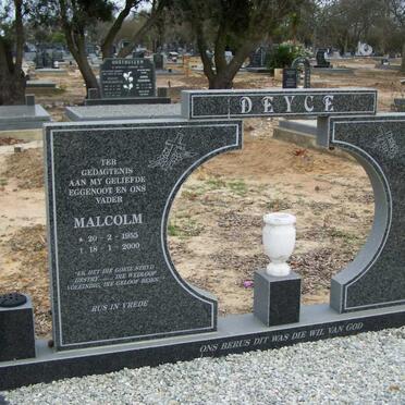 DEYCE Malcolm 1955-2000