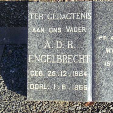 ENGELBRECHT A.D.R. 1884-1966