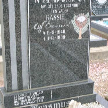 ERASMUS Rassie 1940-1989