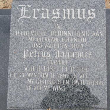 ERASMUS Petrus Johannes 1931-1991