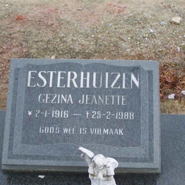 ESTERHUIZEN Gezina Jeanette 1916-1988